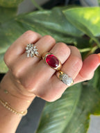 Mega Ruby Aura Ring