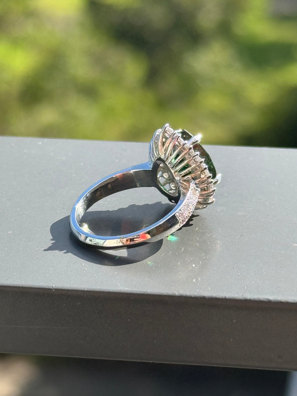 Teardrop Diamond Cocktail Ring