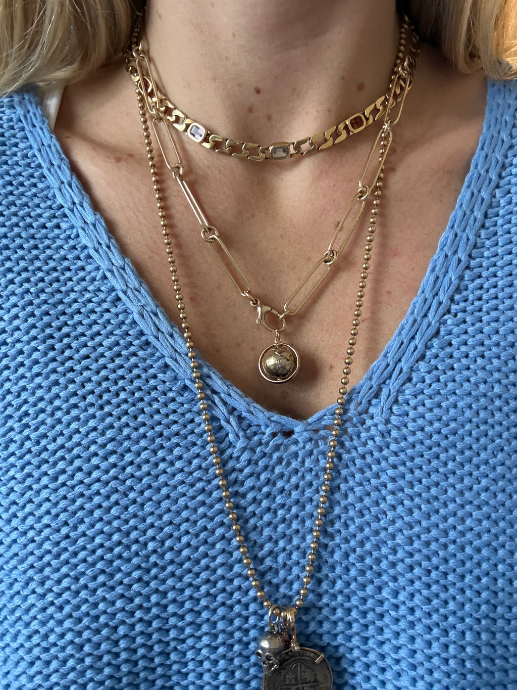 Vintage Globe Charm