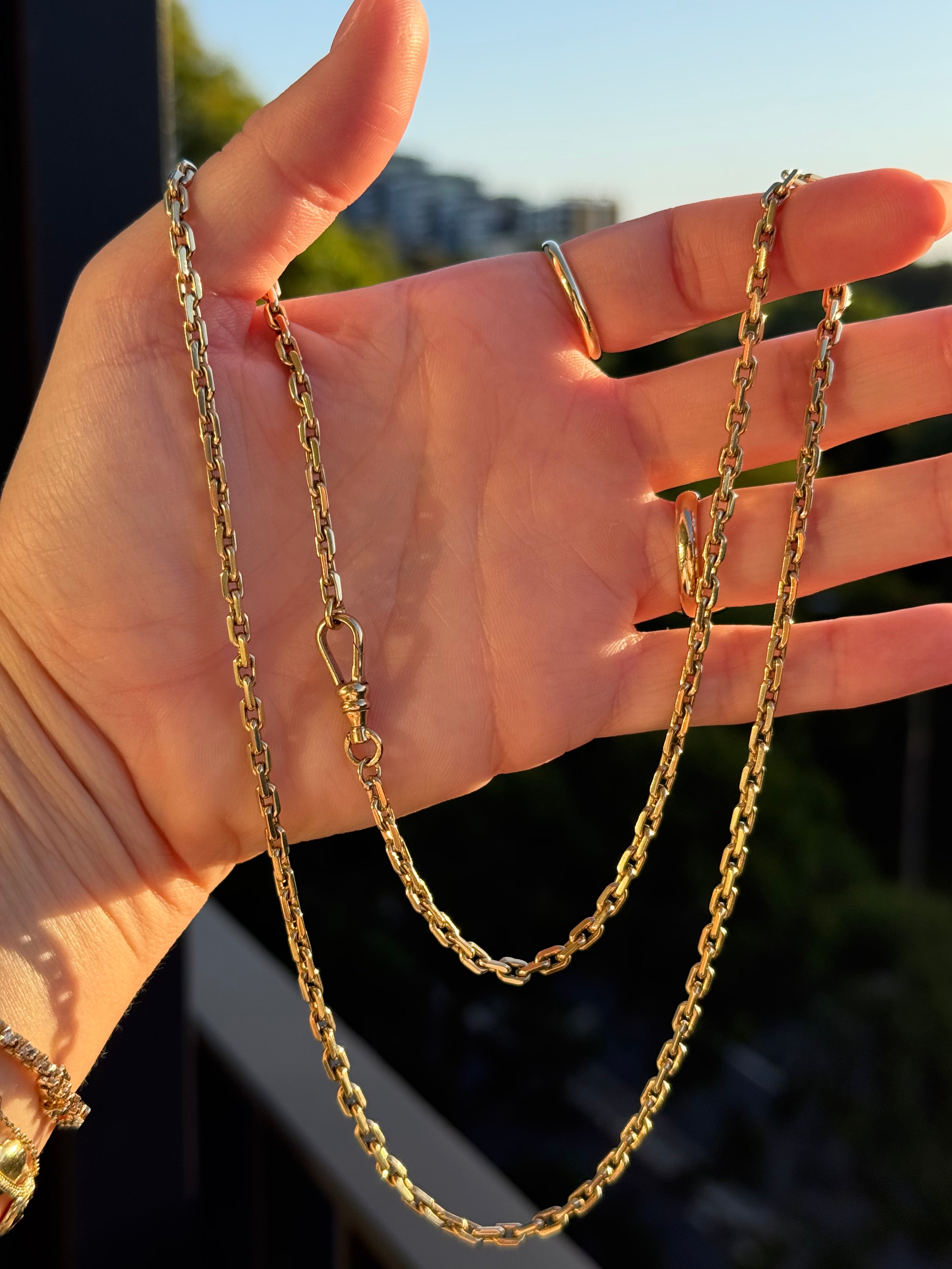 Solid Long Biker Chain