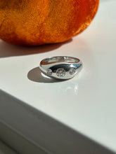 Load image into Gallery viewer, White Gold Gypsy Diamond Ring
