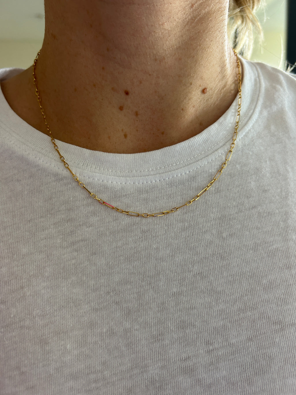 Solid Paperclip Biker Chain