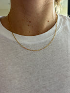 Solid Paperclip Biker Chain