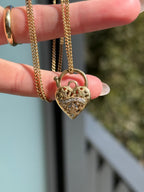 Diamond Floral Padlock