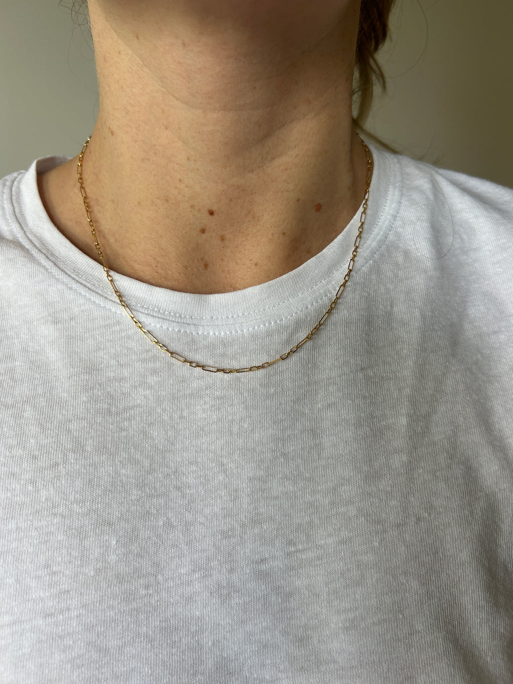 Solid Paperclip Biker Chain