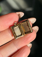 14k Bible Locket Charm