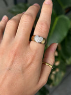 Diamond Pave Heart Ring