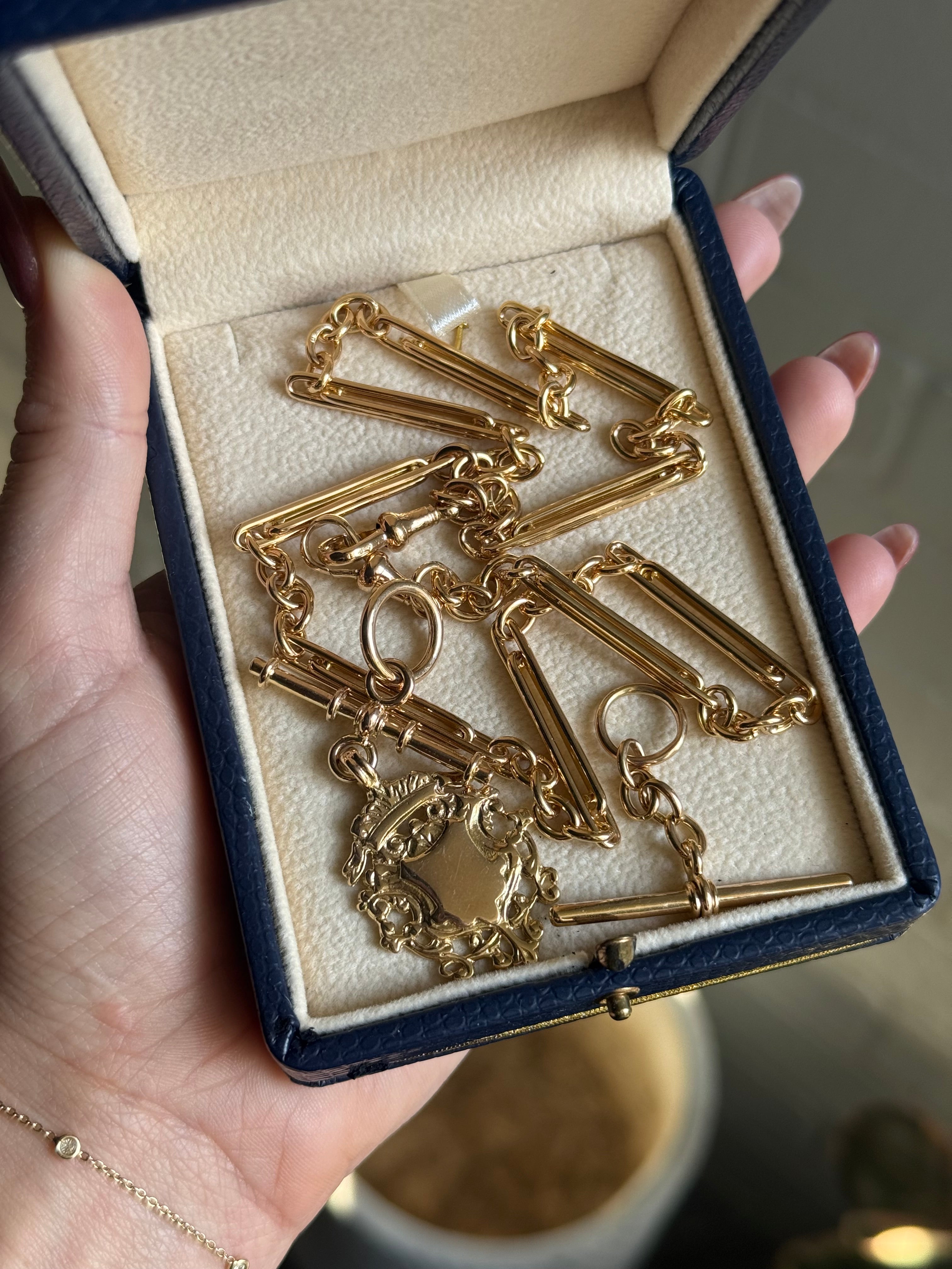 Antique Fetter Watch Chain Set