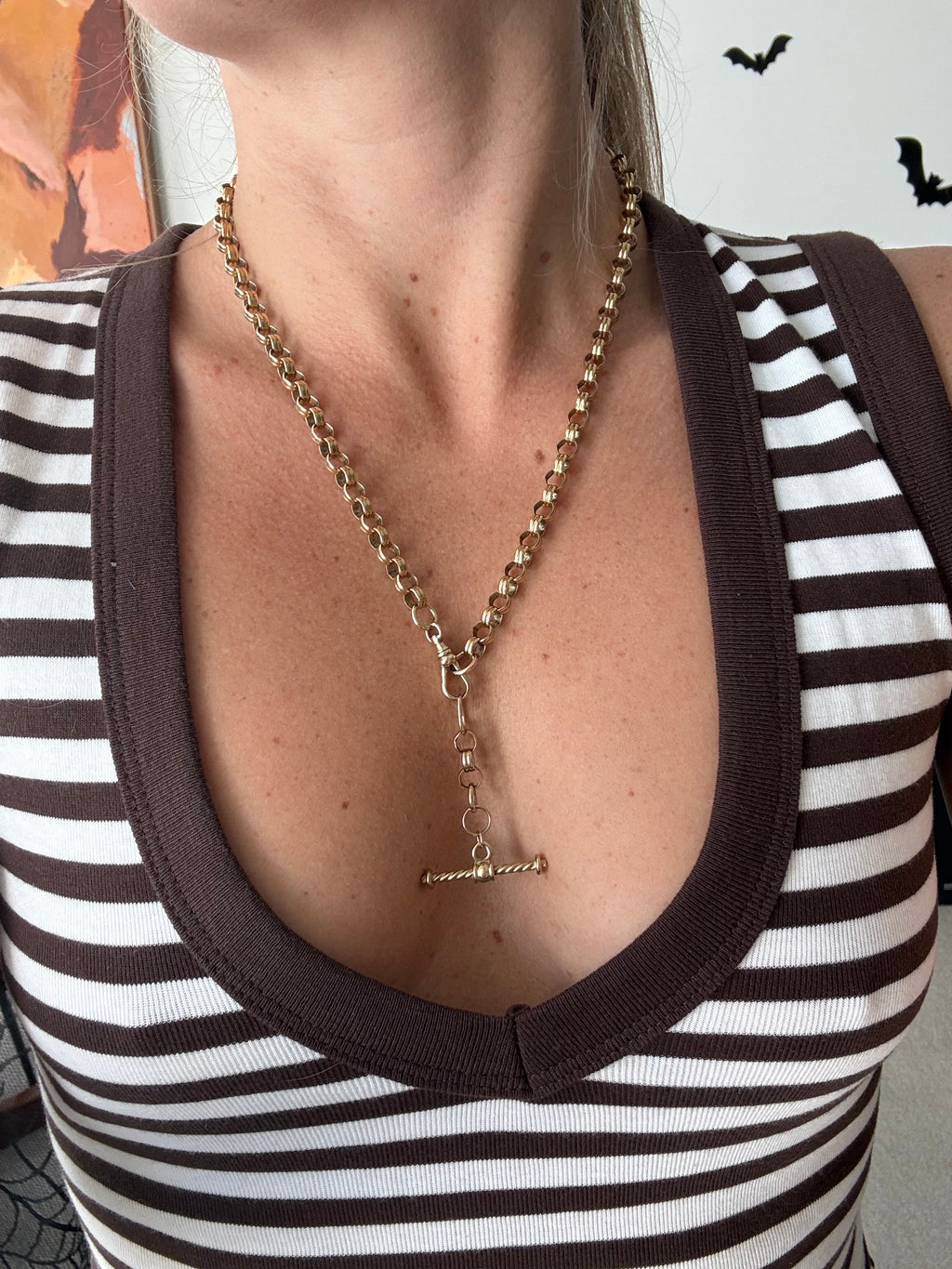 Fancy Rolo Watch Chain