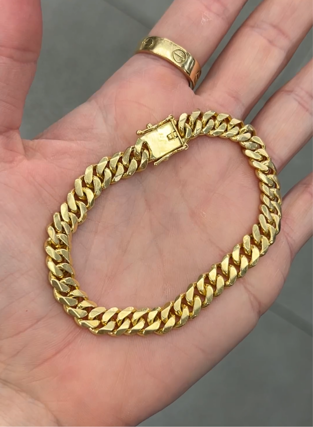 Vintage Solid Curb Bracelet