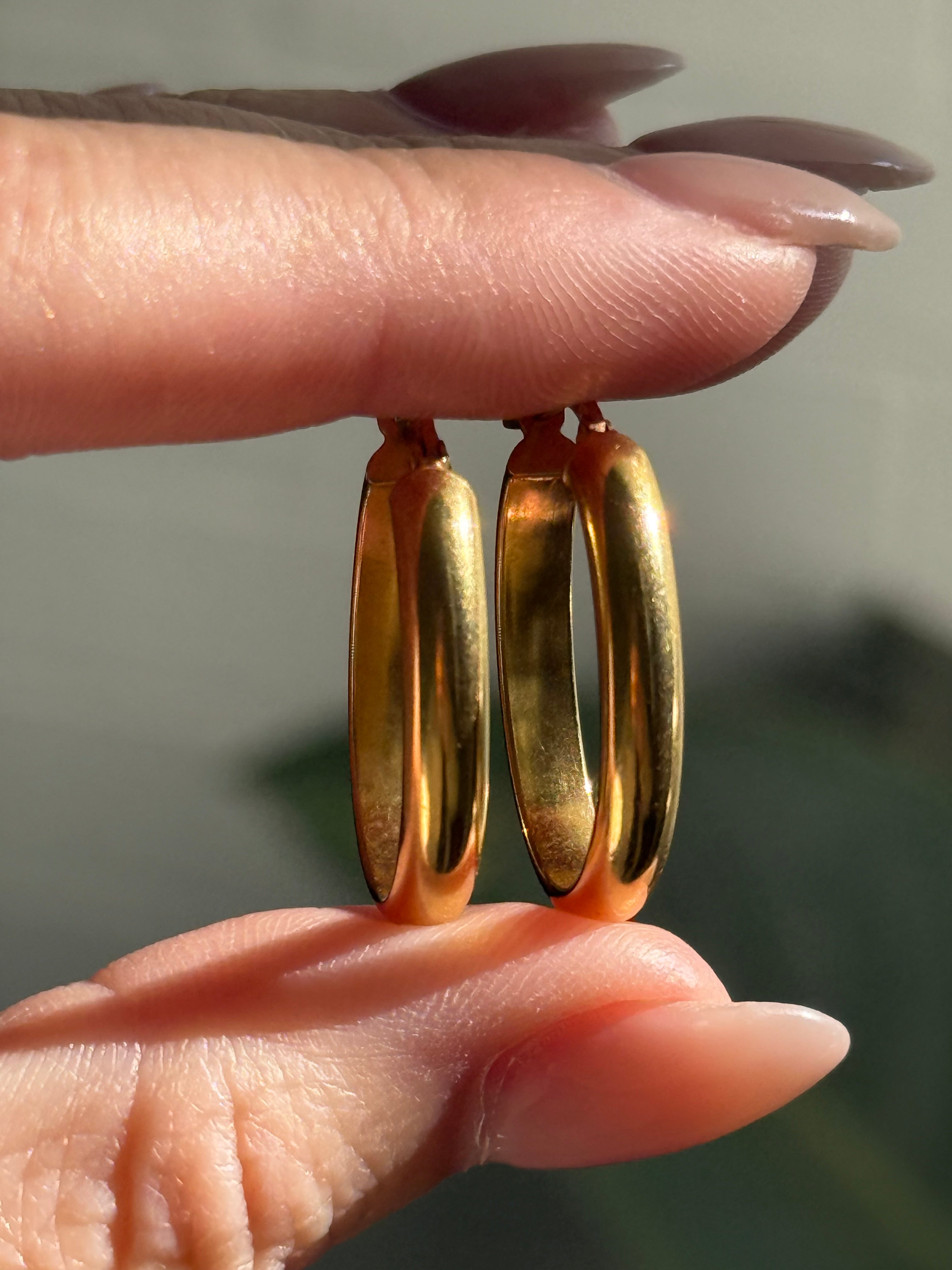 Chubby Oval Hoops