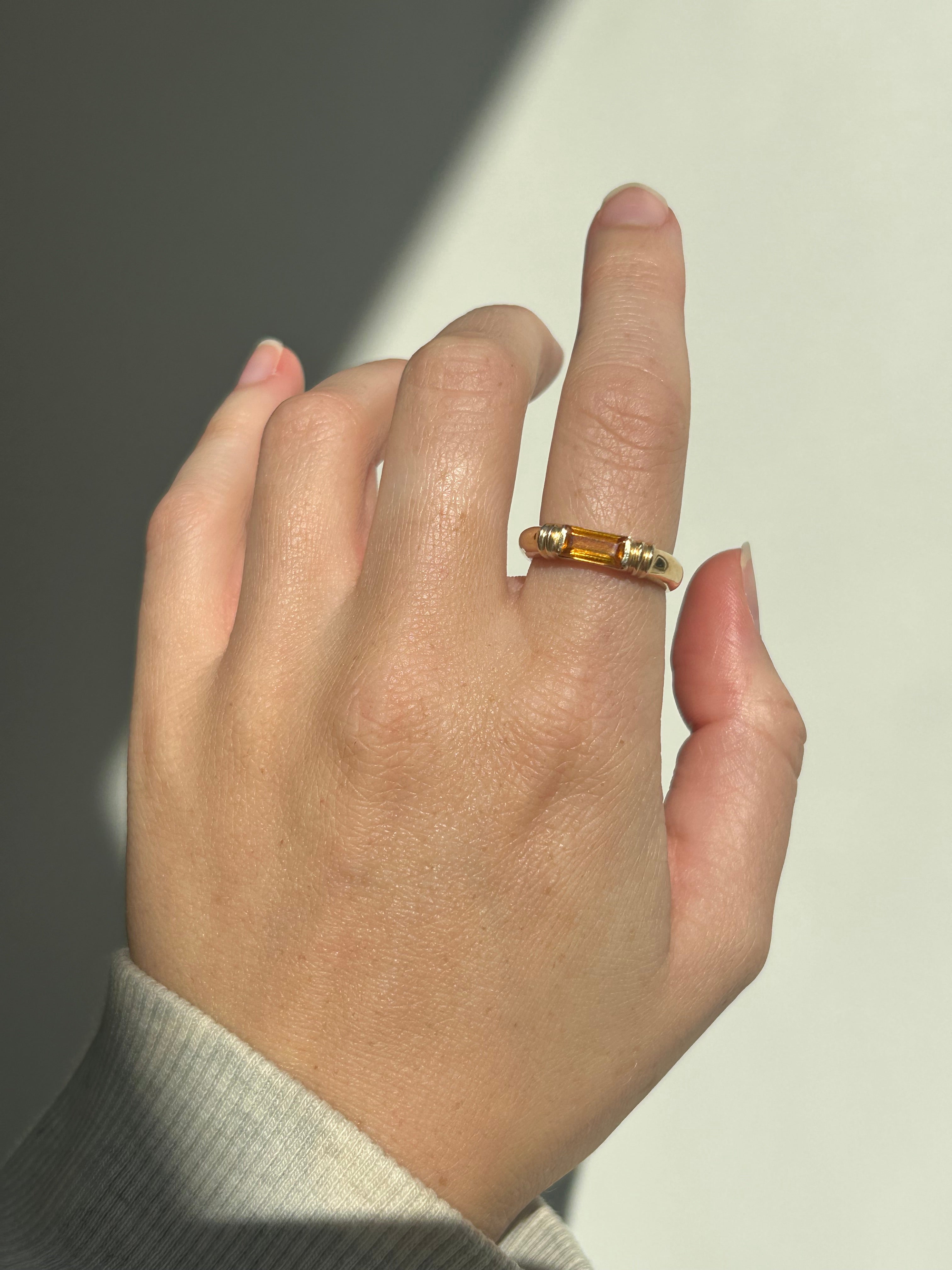 Citrine Ring