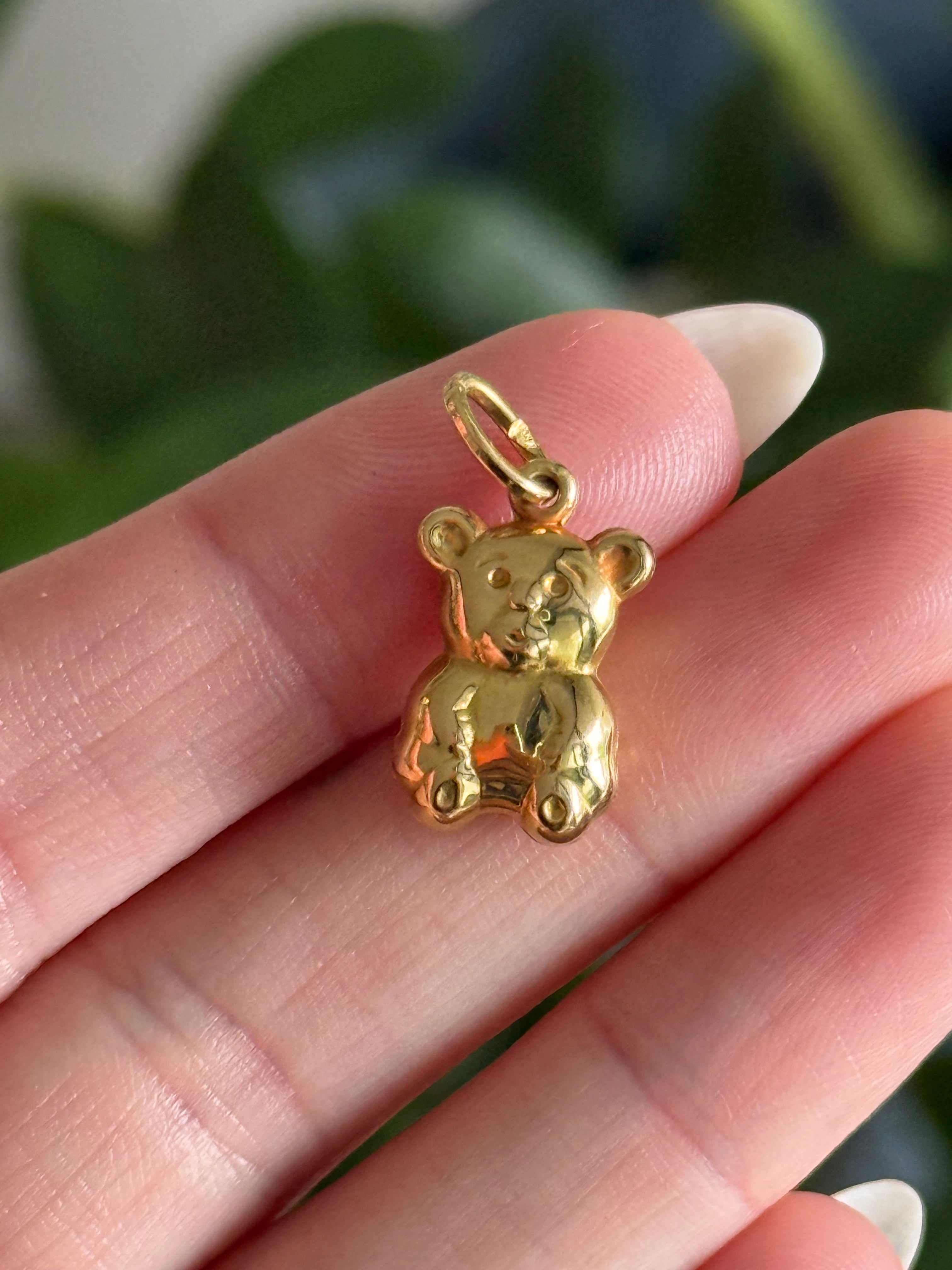 Puffy Bear Charm