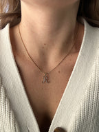 Diamond R Charm