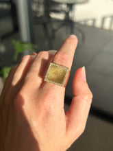 Load image into Gallery viewer, Textured Square Diamond Ring
