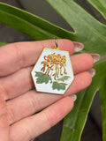 Red Chrysanthemum Pendant