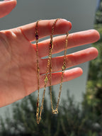 Gemstone Figaro Chain