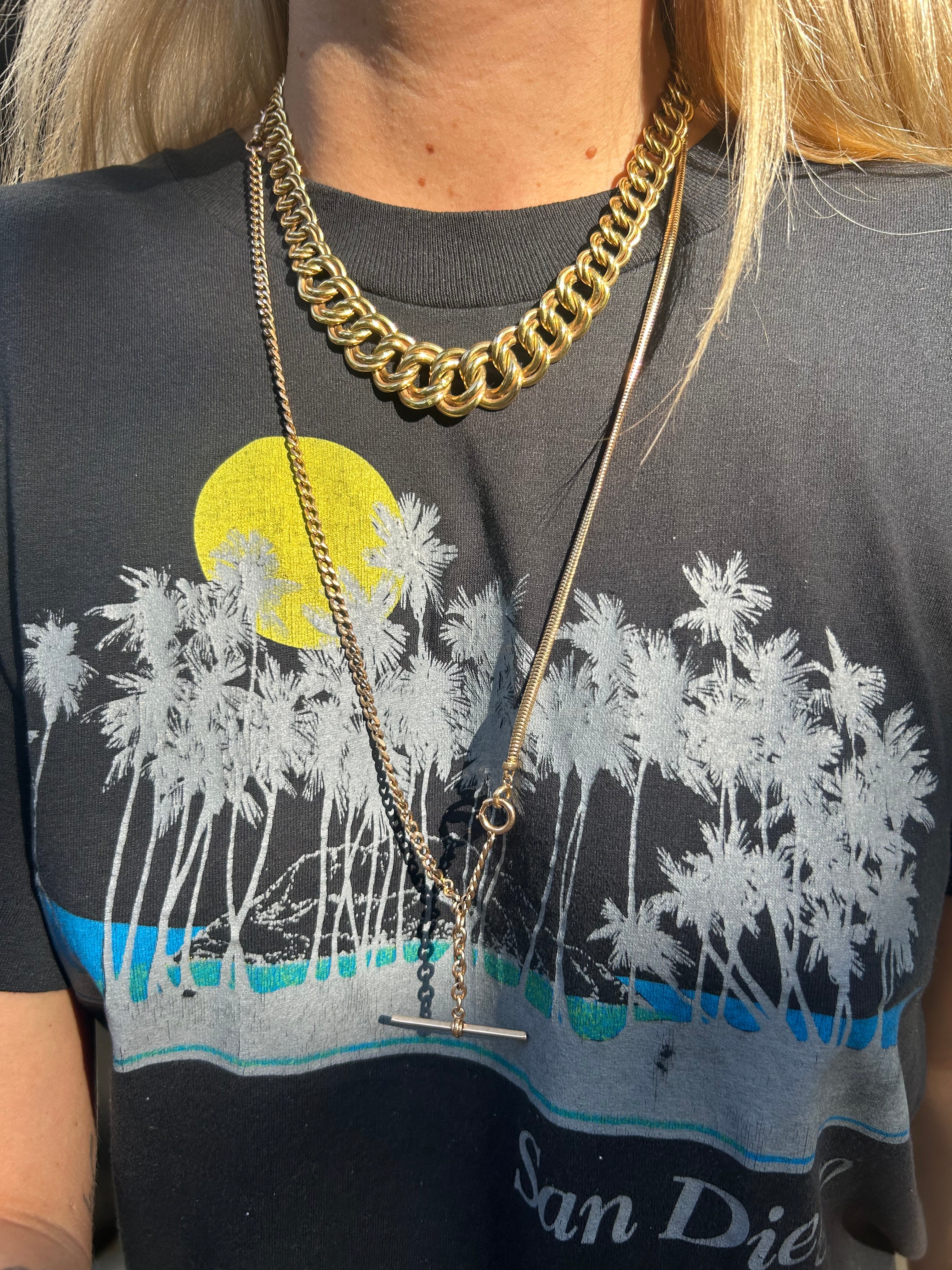 Solid Antique Watch Chain