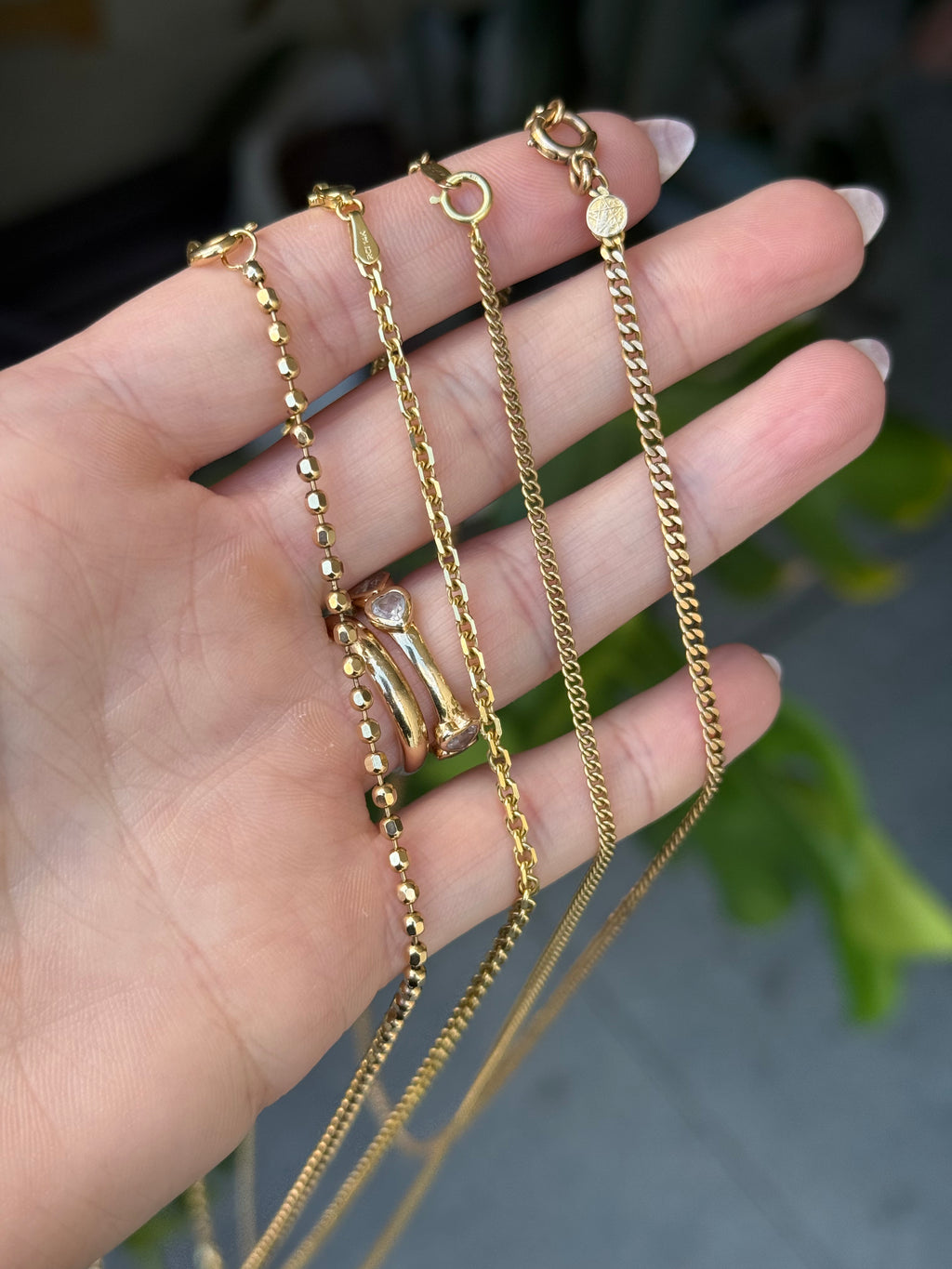 Solid Long Biker Chain