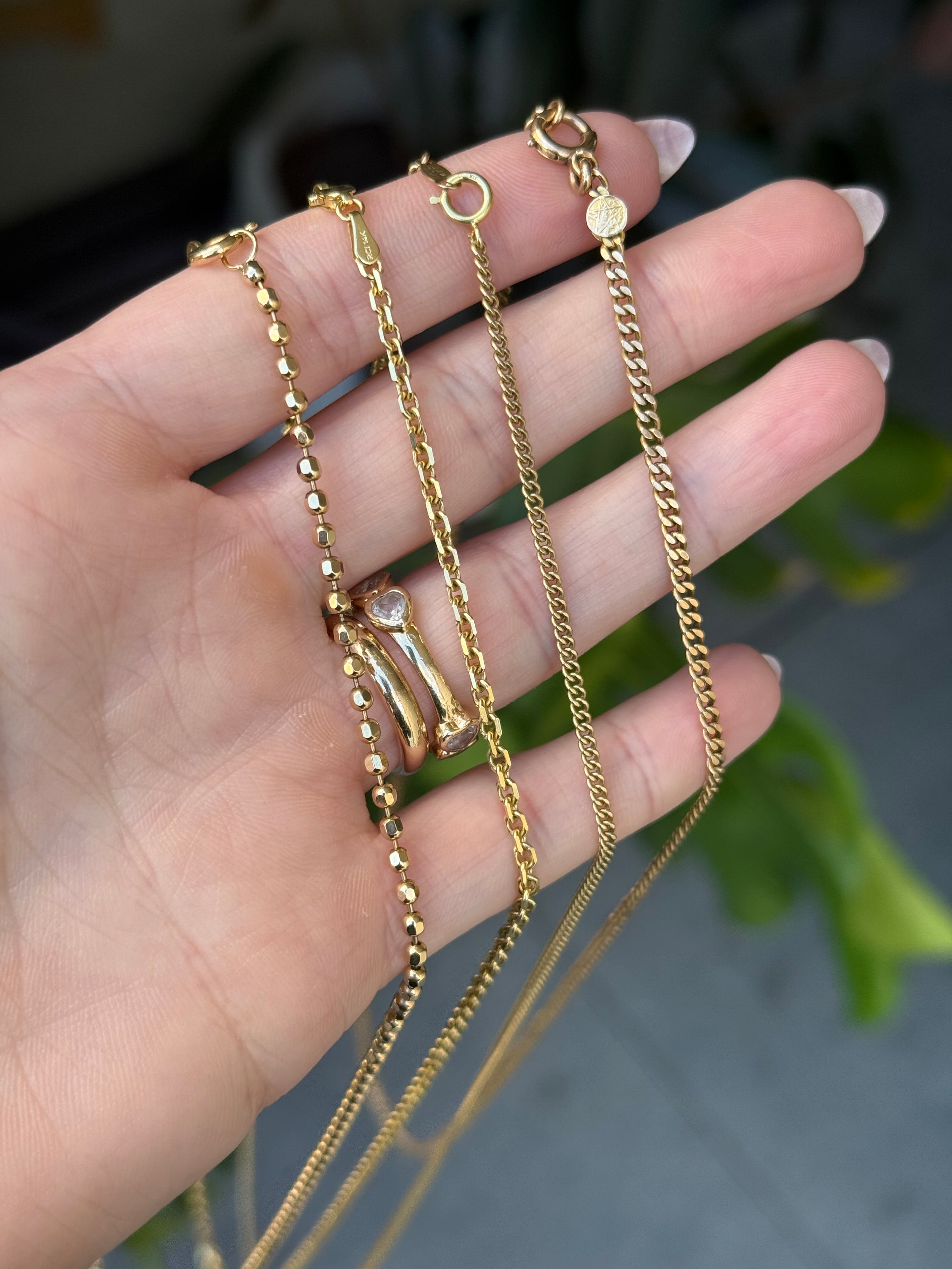Solid Long Biker Chain