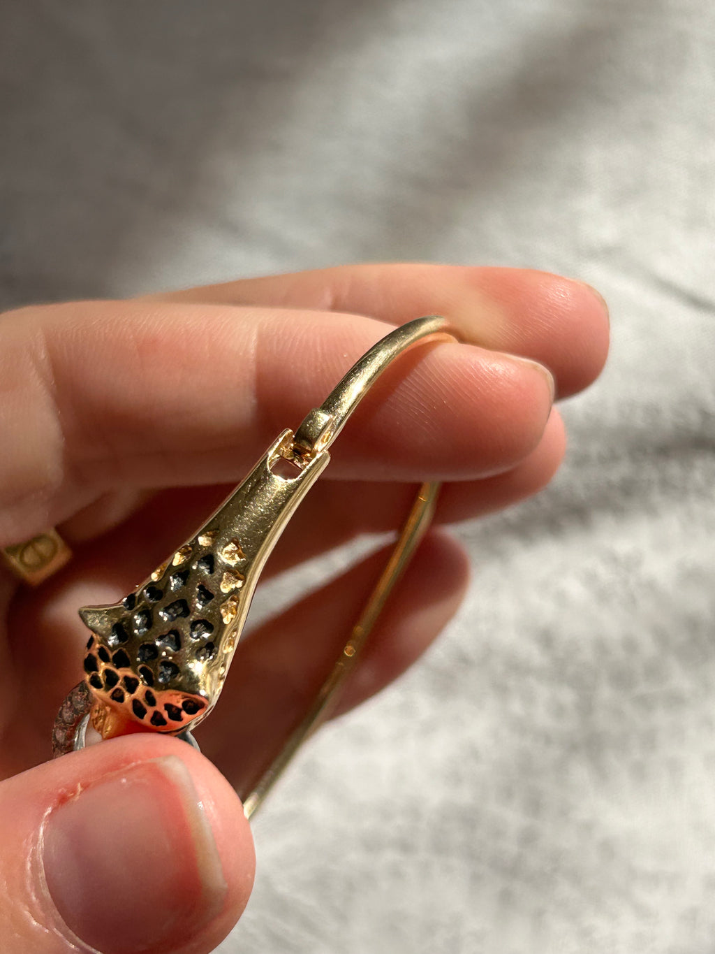 Diamond Cheetah Bangle