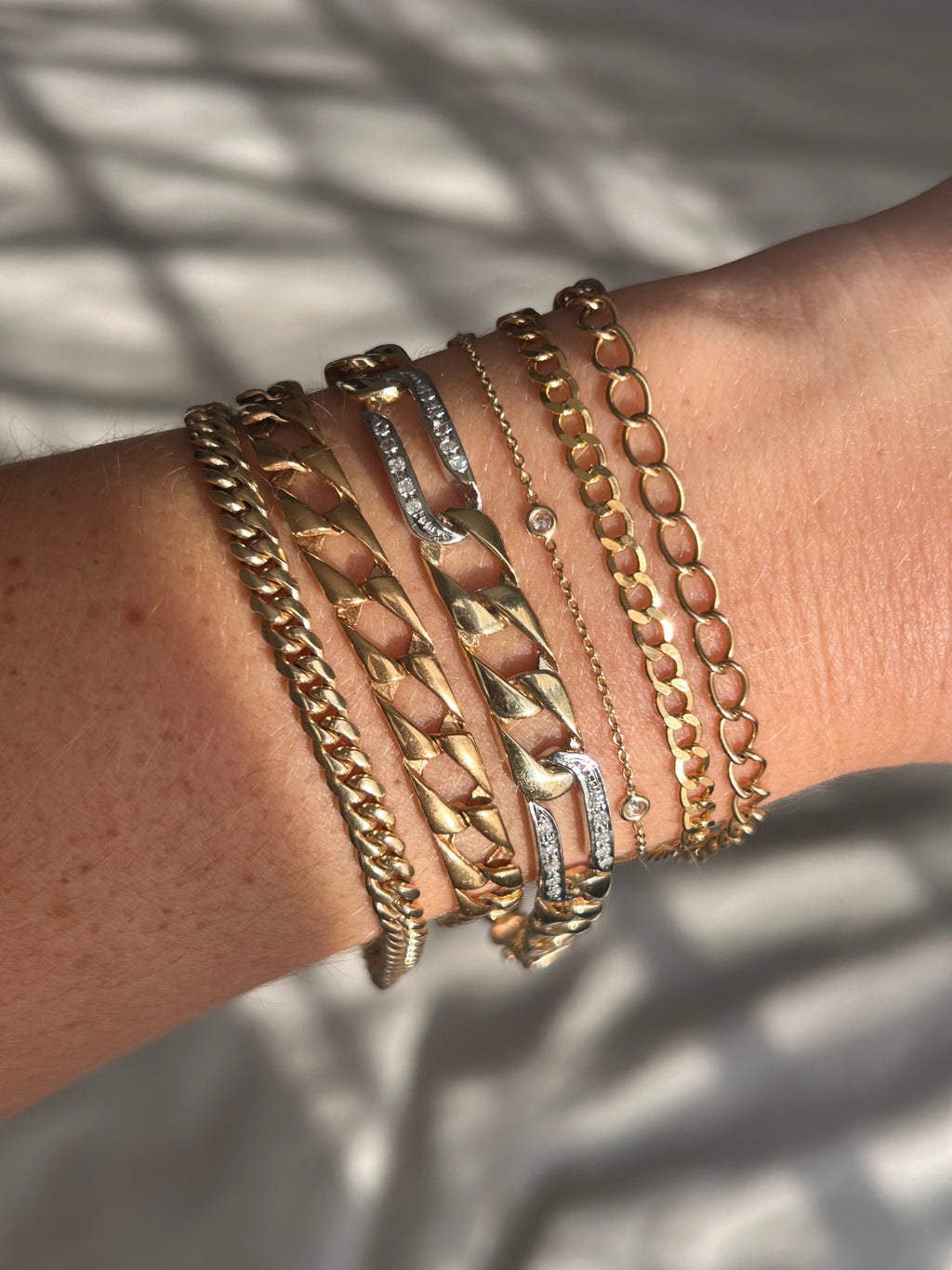 Diamond Figaro Bracelet