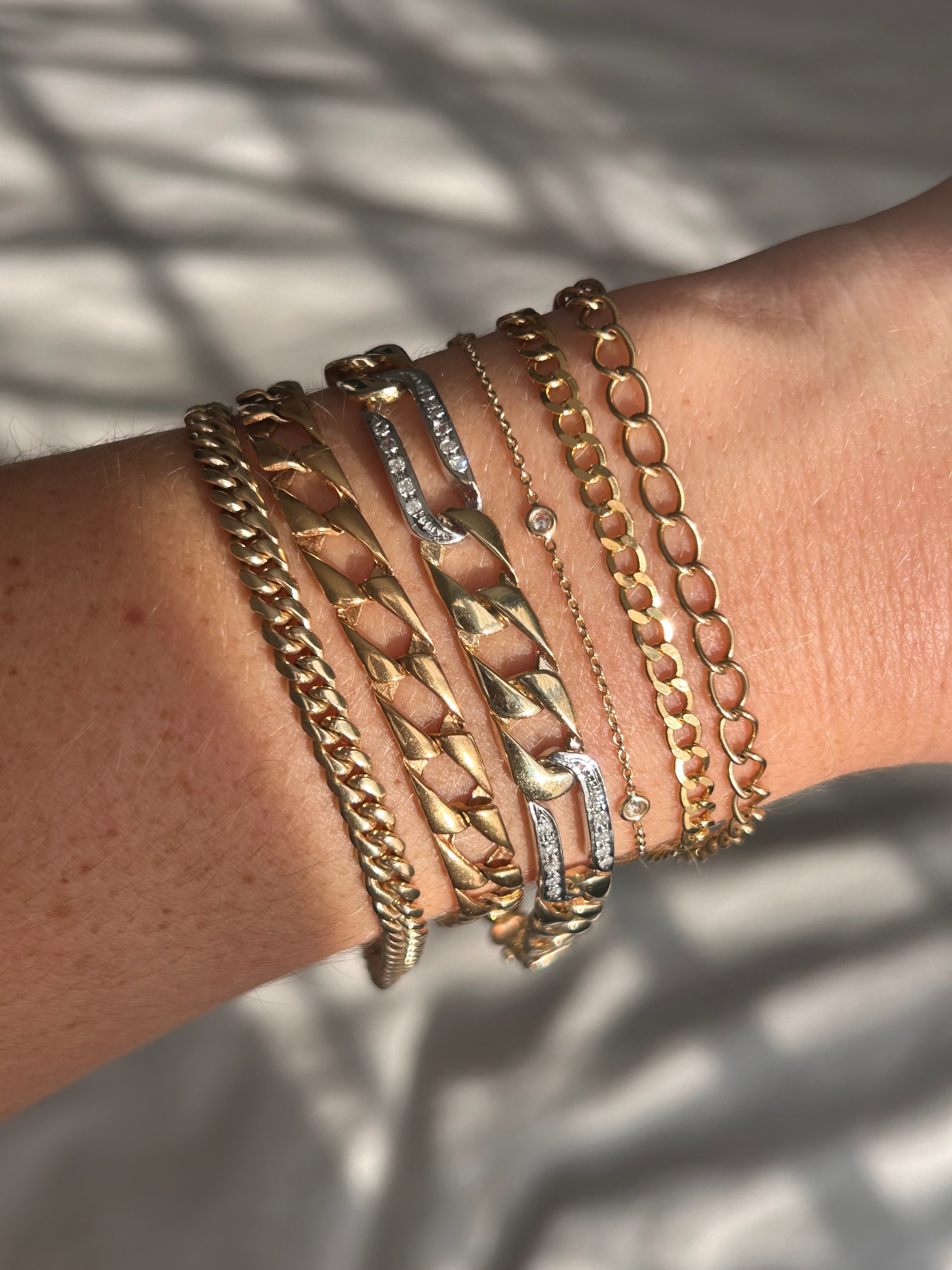 Diamond Figaro Bracelet