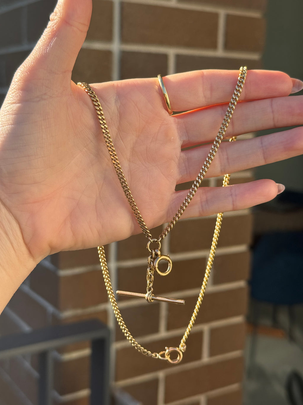 14k Antique Watch Chain