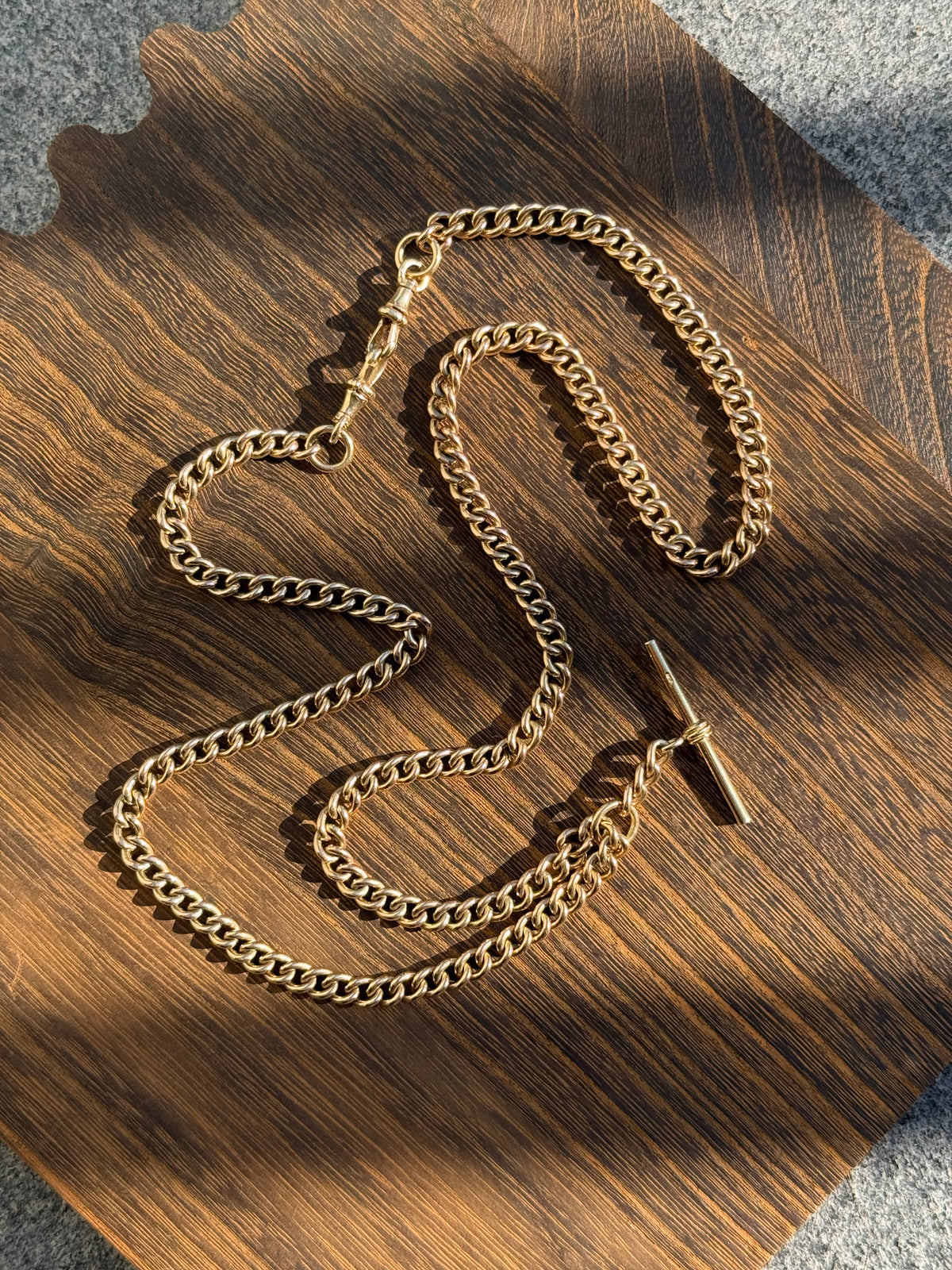 10k 28” Antique Albert Watch Chain