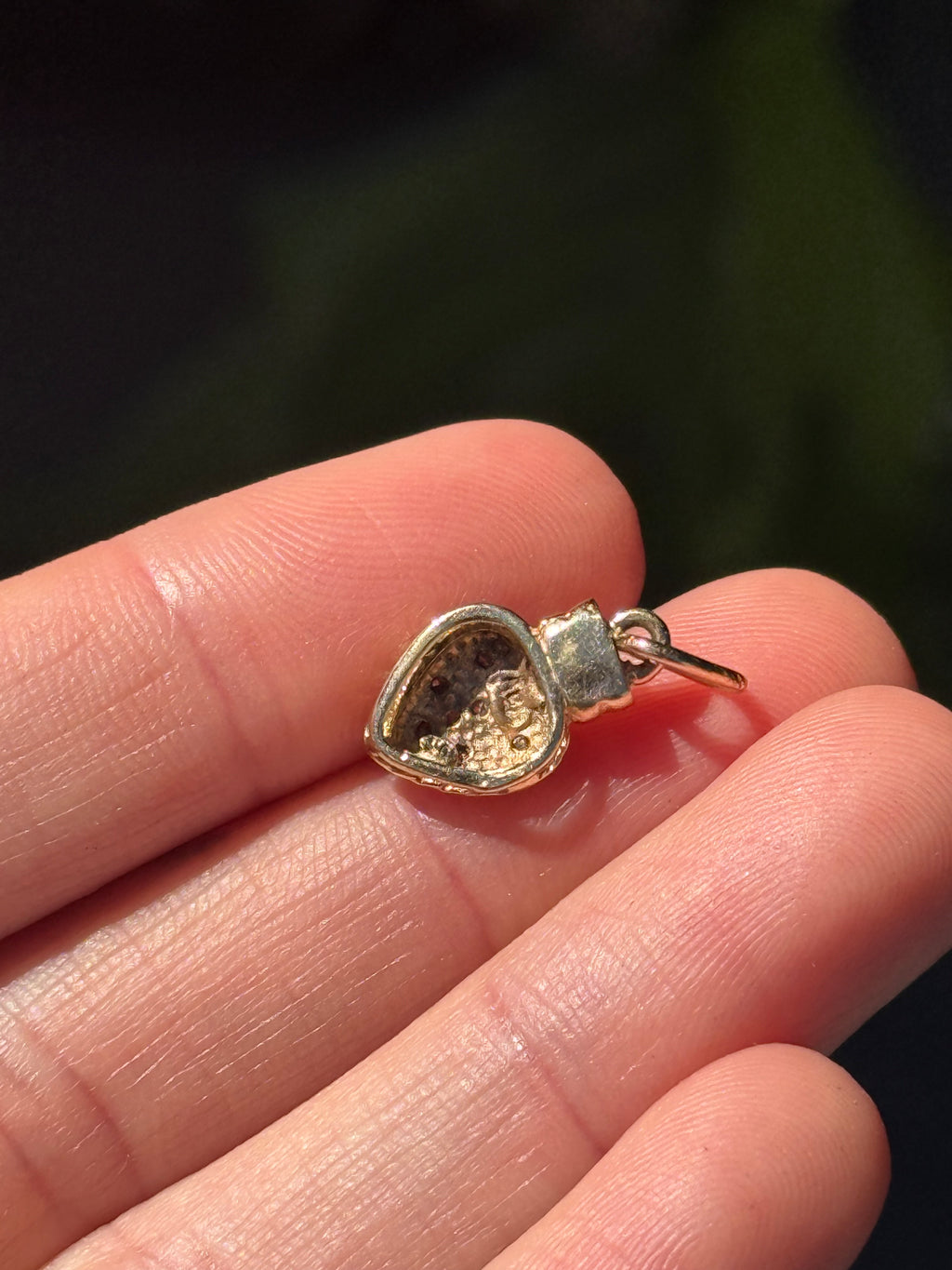 Diamond Heart Charm