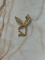 Playboy Bunny Outline Charm