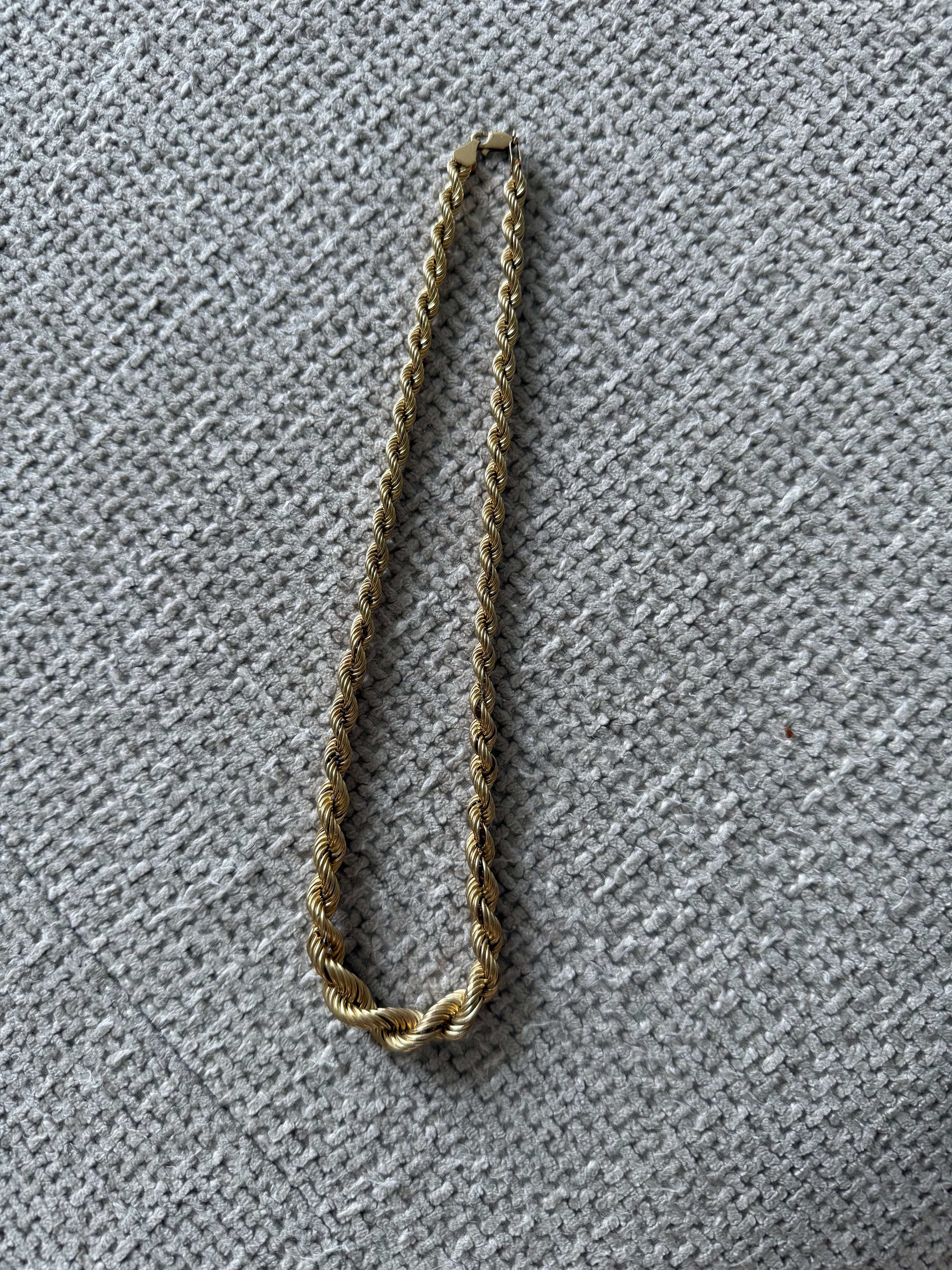 Graduated Vintage Rope Chain