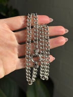 Solid Silver Bolt Curb