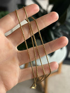 Long Solid Box Chain