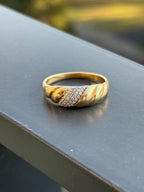 Diamond Croissant Ring