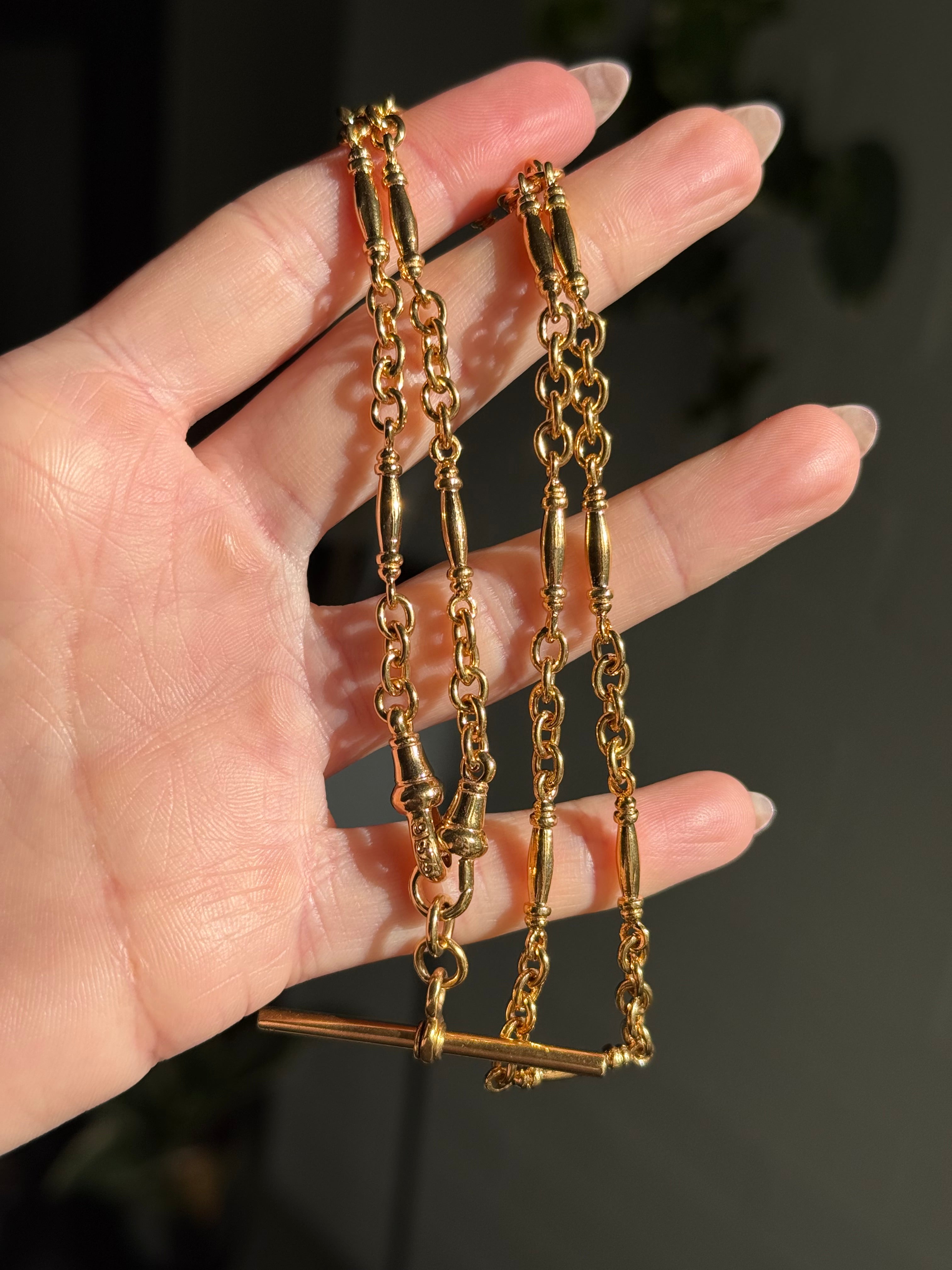Fancy Trombone Watch Chain