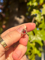 Garnet Heart Ring