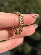 Solid 18k Mariner Ring