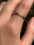 14k Multi Gemstone Band