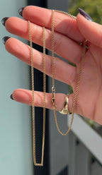 Solid Everyday Barrel Clasp Curb