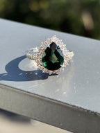 Teardrop Diamond Cocktail Ring