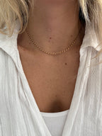 Solid Elongated Paperclip Chain