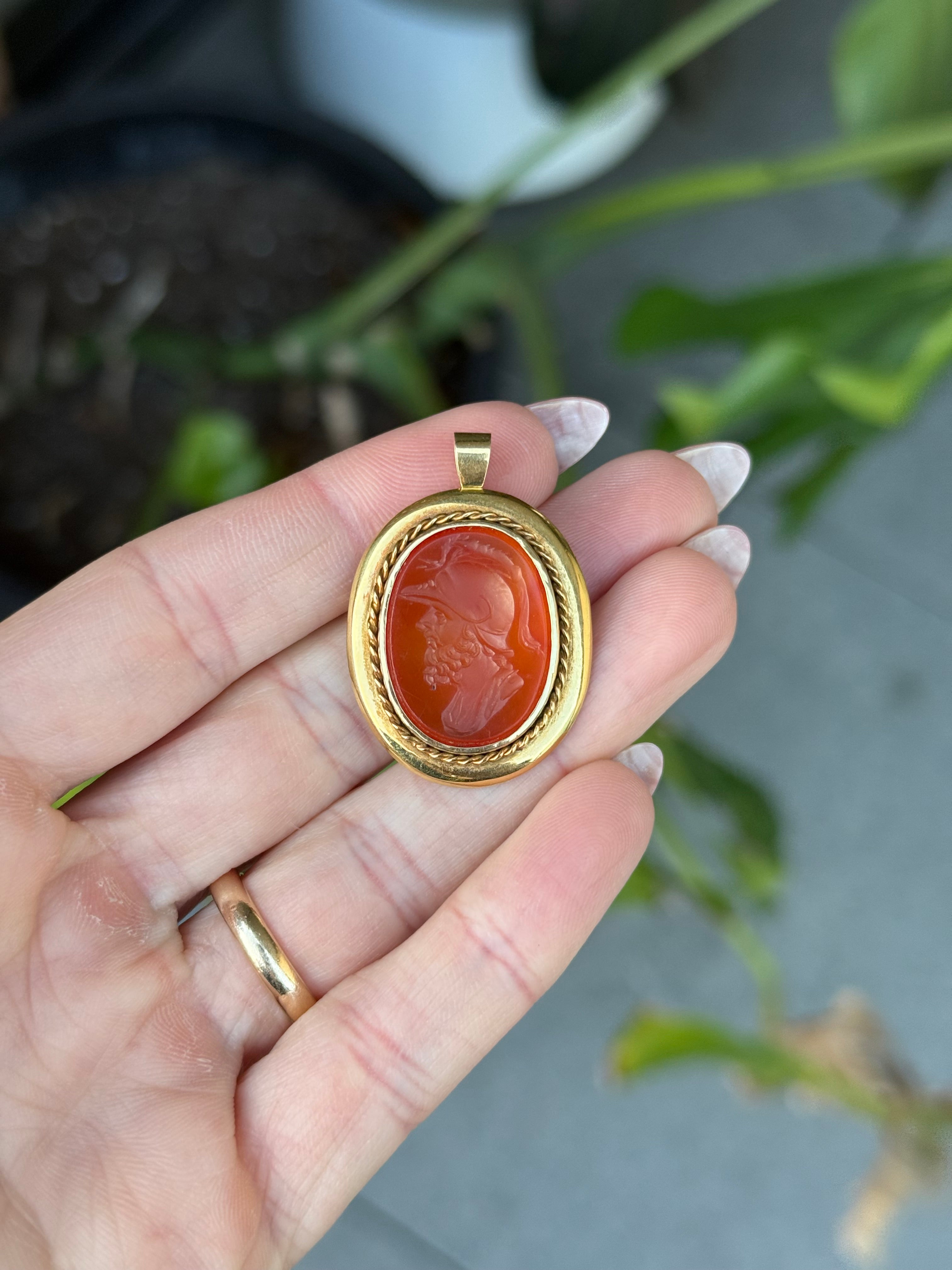 18k Roman Intaglio