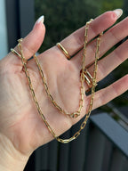 Solid Paperclip Chain
