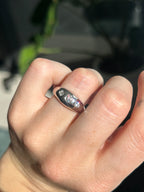 White Gold Gypsy Diamond Ring