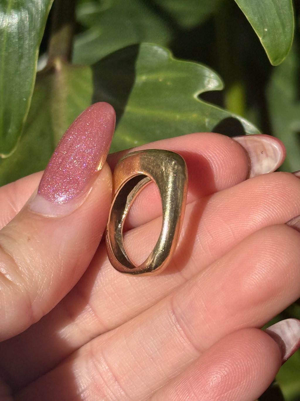14k Square Band