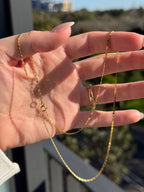 Solid Flat Snail Chain