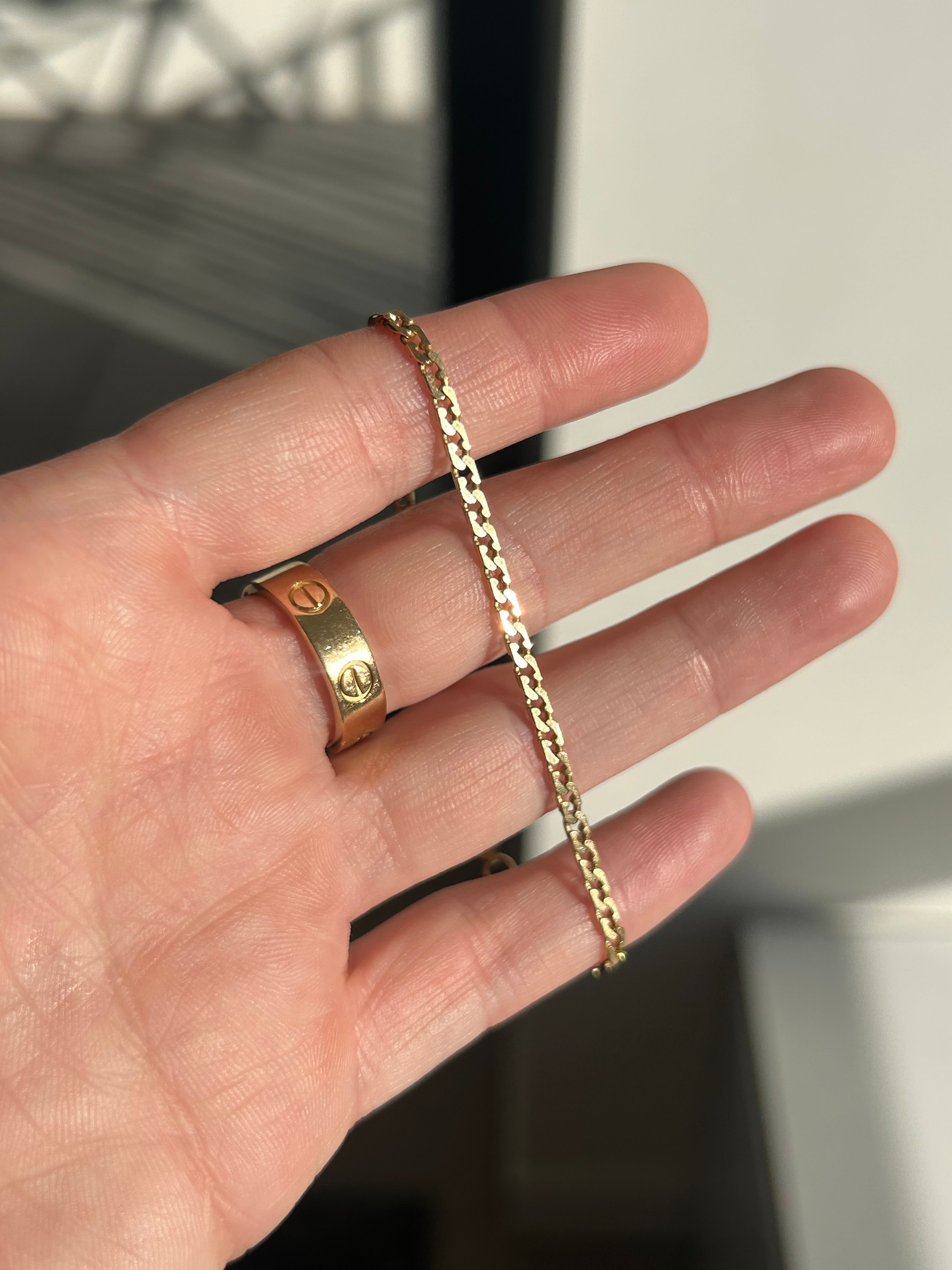 Dainty Solid Italian Bracelet