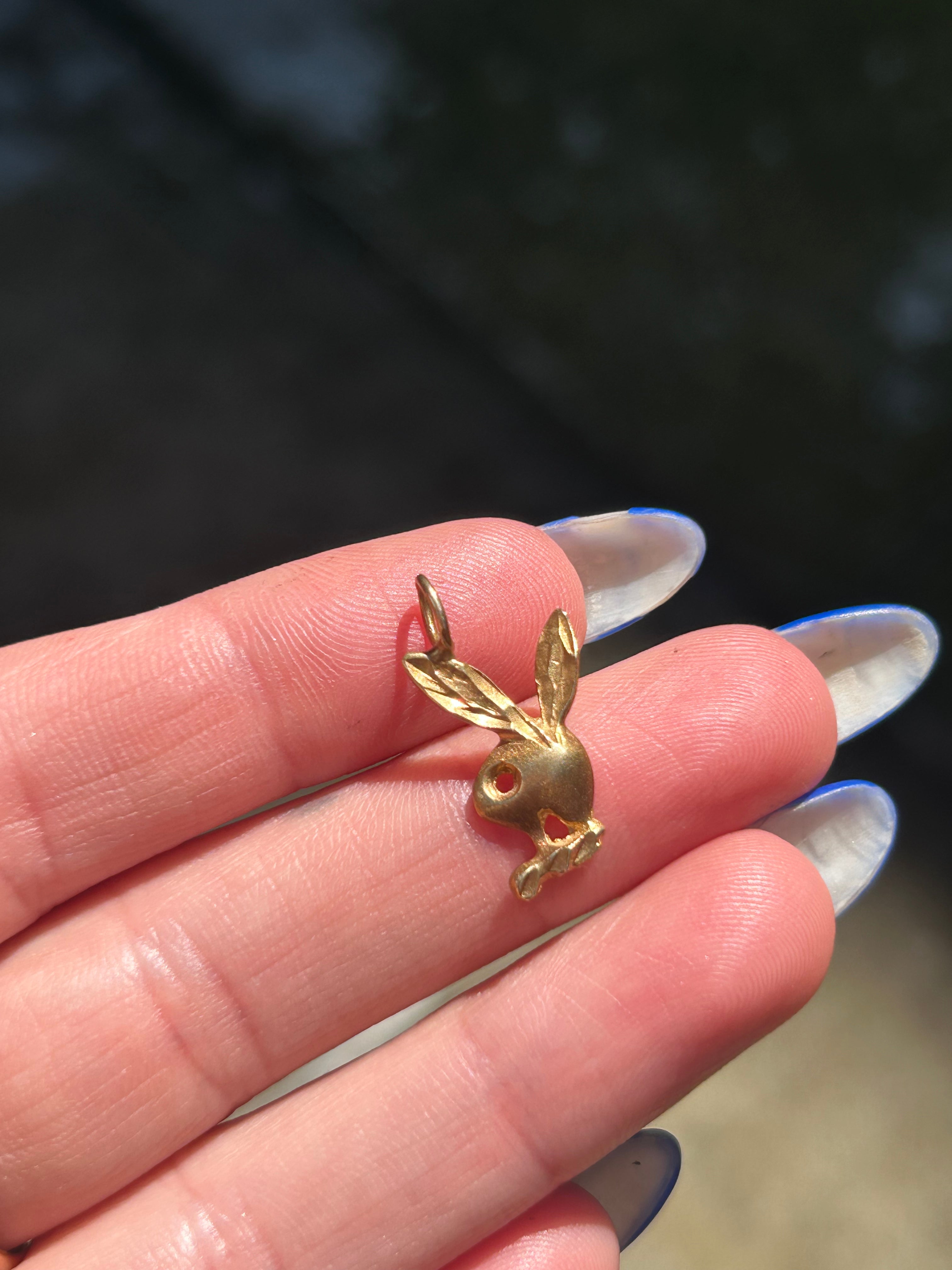 Mini Playboy bunny charm