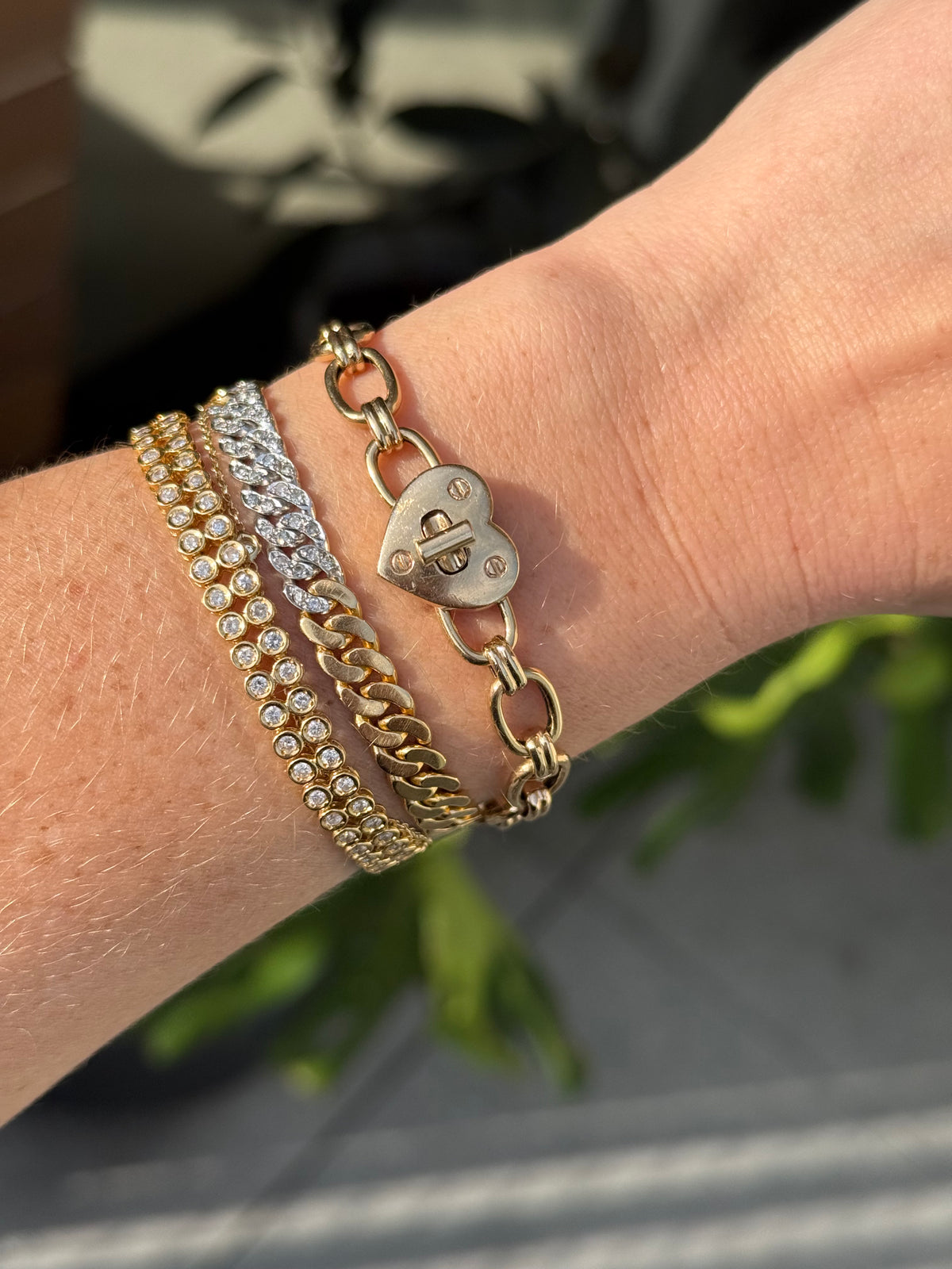 Heart Lock Bracelet